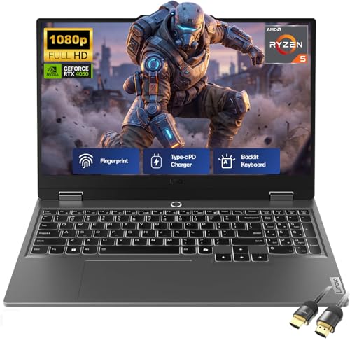 Lenovo LOQ ゲーミングノートPC 15.6インチ FHD 144Hzディスプレイ ゲーミングノートパソコン GeForce RTX 4050 AMD Ryzen 5 72...