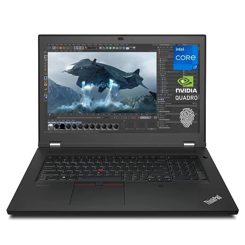 Lenovo ThinkPad P17 Gen 2 ワークステーション、17.3インチFHDディスプレイ、NVIDIA Quadro T1200、Intel Core i7-118...