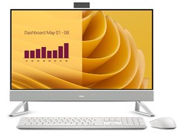 Dell 27 オールインワン Core i5 1334U・16GBメモリ・512GB SSD搭載・トライアングルスタンドモデル(EC27250) [パールホワイト]