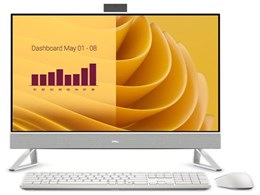 Dell 27 オールインワン Core i7 1355U・16GBメモリ・1TB SSD搭載・トライアングルスタンドモデル(EC27250) [パールホワイト]
