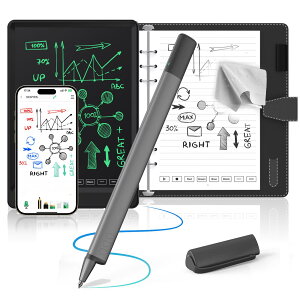 sync pen 4 スマートペン 電子ノート インク消せる 66言語対応 OCRデジペン スマートノート 保存機能付き 電子メモパッド 電子手帳 デジタルペーパー リアルタイム即...