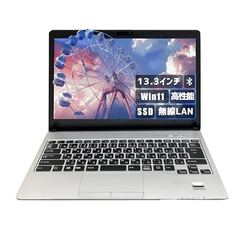 【整備済み品】（13.3インチ Office搭載） Aurora&Stars 富士通ノートPC win11 S936 i5 六世代 カメラ内蔵 高速SSD 《Office2021/...