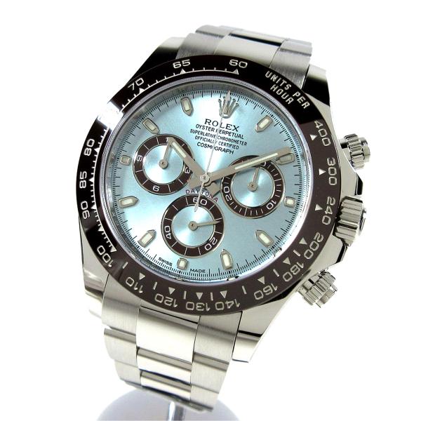 ロレックス 116506 デイトナ プラチナ Pt950 アイスブルー文字盤 メンズ 自動巻 時計 G付 国内正規品(購入日：2014年) R1