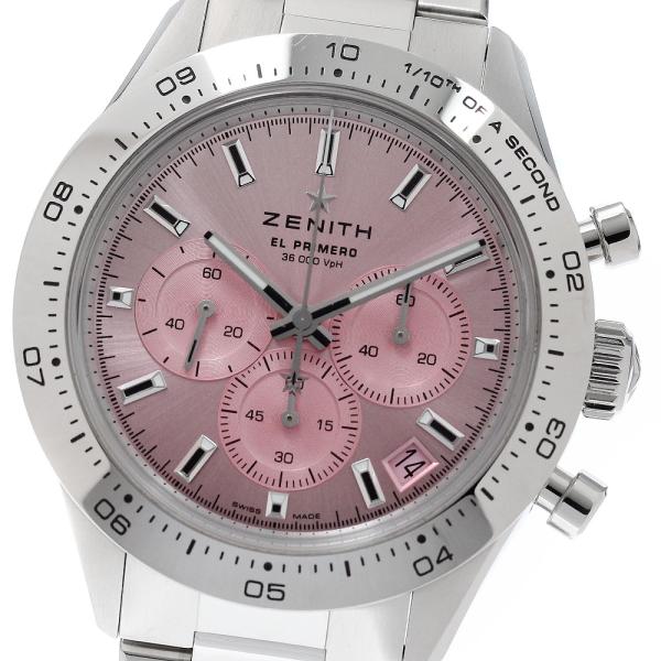 ゼニス ZENITH 03.3109.3600/18.M3100 クロノマスター スポーツ スチール クロノグラフ 自動巻き メンズ 良品 箱・保証書付き_968816