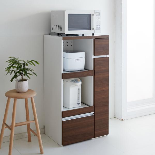 ≪幅60cm奥行50cm≫ サイズが選べる家電収納キッチンカウンター ハイタイプ 幅60cm キッチン収納 キッチンカウンター 629615 ディノス