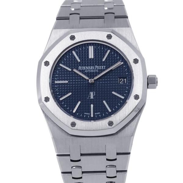 オーデマピゲ ロイヤルオーク エクストラシン 15202ST.OO.1240ST.01 AUDEMARS PIGUET 腕時計 ブルー文字盤 【安心保証】
