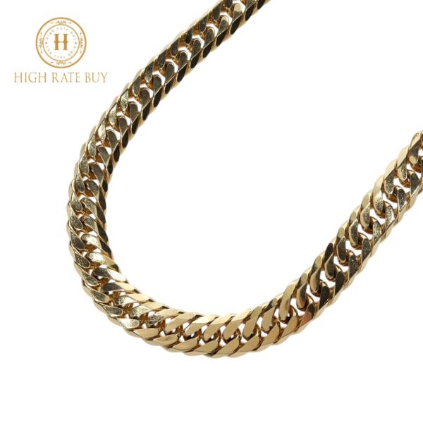 【新品同様】喜平ネックレス K18 18金 750 6面ダブル 502.3g 56cm 18mm キヘイ チェーン 金ネックレス 造幣局検定マーク 60cm 500g メンズ