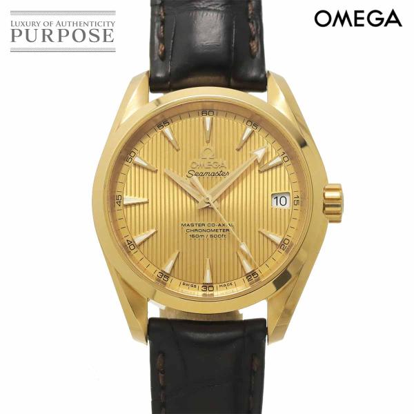 オメガ OMEGA シーマスター アクアテラ マスターコーアクシャル 231 53 39 21 08 001 腕時計 デイト K18YG 自動巻き  Seamaster 90317232