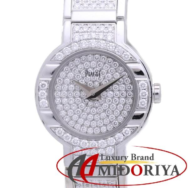 ピアジェ PIAGET ポロ ミニ 全面ダイヤモンド G0A32035 P10430 【電池交換/仕上げ済】 K18WG レディース / 38337【中古】【腕時計】