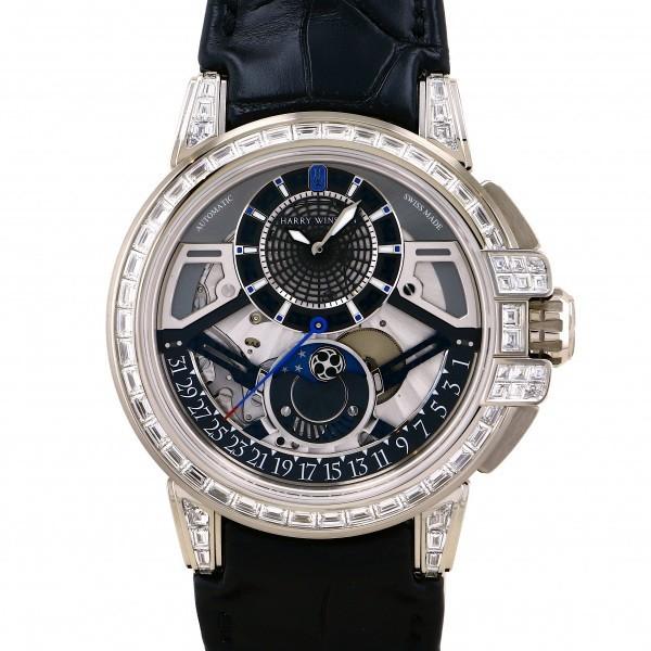 ハリー・ウィンストン HARRY WINSTON オーシャン ムーンフェイズ オートマティック 42 世界限定20本 OCEAMP42WW001 グレー/ブラック文字盤 新品 腕時計 メンズ