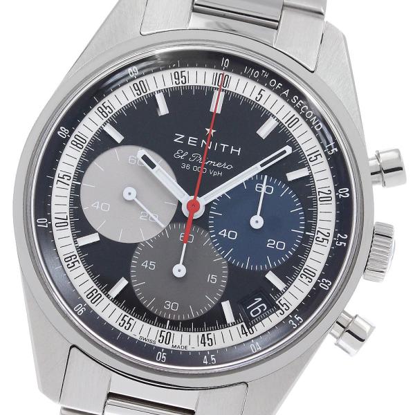 ゼニス ZENITH 03.3200.3600/22.M3200 クロノマスター オリジナル 1969 クロノグラフ デイト 自動巻き メンズ 良品 保証書付き_966344