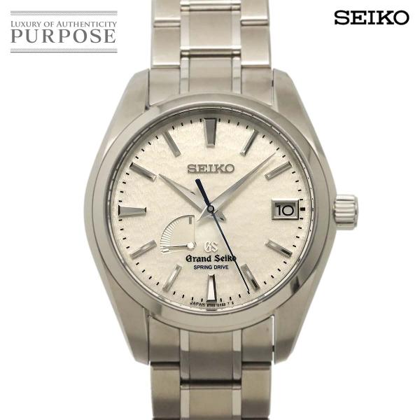 セイコー SEIKO グランドセイコー スプリングドライブ SBGA011 メンズ 腕時計 9R65 0AE0 雪白 チタン 自動巻き GRAND SEIKO 90336288