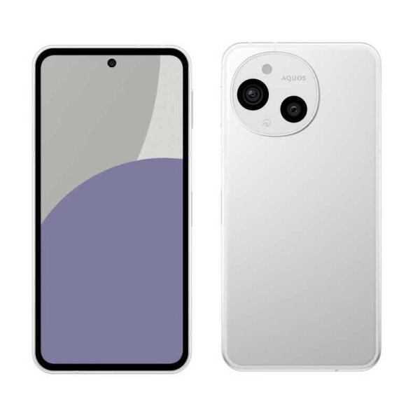 シャープ　SHARP　SIMフリースマートフォン AQUOS sense9 / Snapdragon 7s Gen 2 / 6.1インチ 8GB+256GB ホワイト　SHM29BW